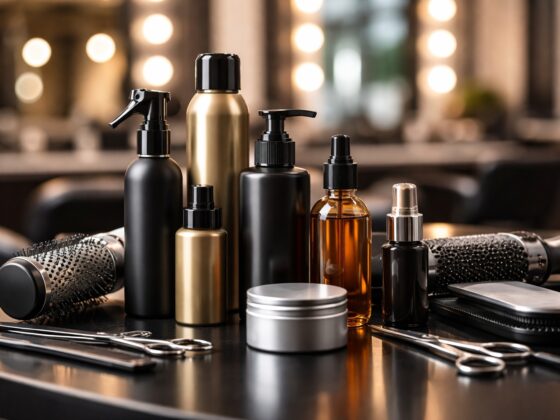 Professional hair salon accessories for countertop use