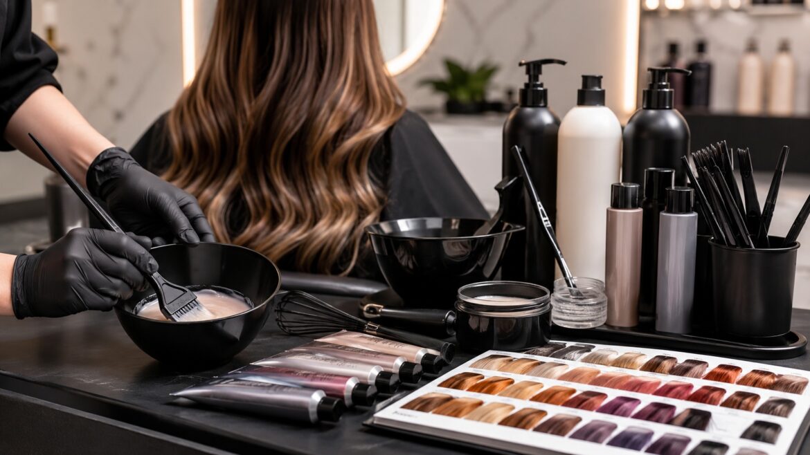 Professional hair coloring products – types, technologies, and selection according to the type of treatment